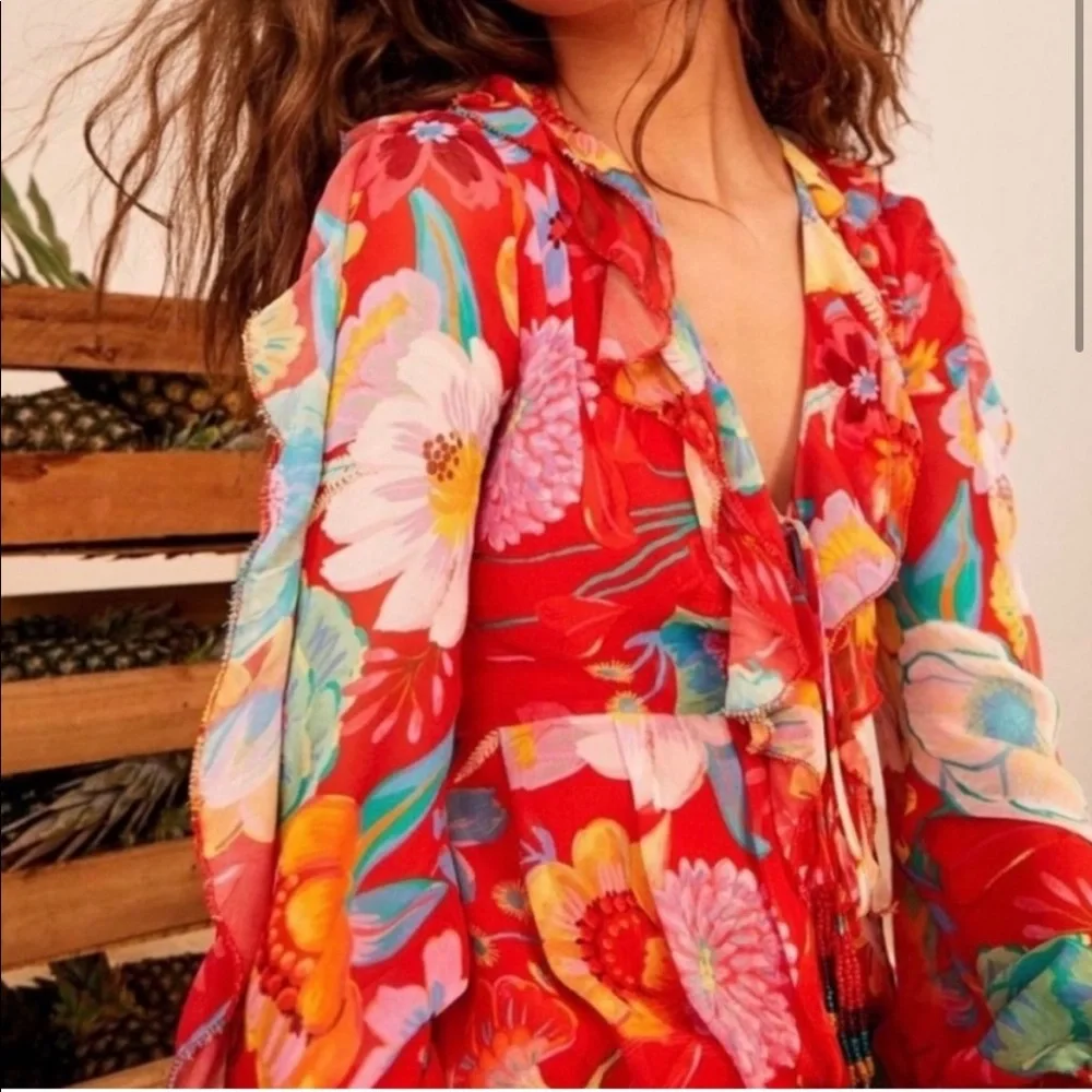Farm Rio Dress XS - Picture 2 of 4